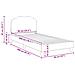 Struttura letto bambini con testata Rosa 90 x 200 cm - Foto miniatura 9