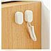 Supporto Magnetico Adesivo Per Telecomando Con Cavo A Molla Retrattile 1.2m - Montaggio Senza Forare, Anti-smarrimento, Plastica, Multicolore White - Foto miniatura 5
