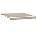 Tenda retrattile manuale Beige 3 x 2,5 m - Foto miniatura 1