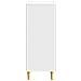 Credenza Bianco Lucido 66 x 34,5 x 90 cm Legno ingegnerizzato - Foto miniatura 4