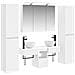 Set di mobili per il bagno 6 pcs Bianco - Foto miniatura 1