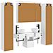 Set di mobili per il bagno 6 pcs Bianco - Foto miniatura 9