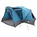 Tenda a capanna con copertura impermeabile 10 persona Blu - Foto miniatura 1