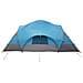 Tenda a capanna con copertura impermeabile 10 persona Blu - Foto miniatura 7
