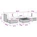 7 pz Set Lounge in Rattan con Cuscini GENDT Rattan naturale - Foto miniatura 10