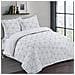 Parure De Couette 100% Coton - 1 Housse De Couette 240x260 Cm + 2 Taies D'oreillers 65x65 Cm Blanc Et Noir - Foto miniatura 1