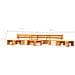 Set Divani Da Giardino Su Pallet 6pz Marrone Miele Legno Fsc - Foto miniatura 3
