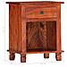 Comodino 40x30x50 Cm In Legno Massello Di Acacia - Foto miniatura 7