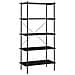 Scaffale con 5 Mensole Nero 80x40x163 cm - Foto miniatura 2