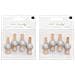 8 Fermagli A Fungo In Legno Glitter Argento 3 X 2,3 Cm - Foto miniatura 1