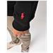Felpa Con Cappuccio Nero Logo Big Pony Tg Xl - Foto miniatura 3