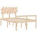 Letto per Anziani con Testiera Double in Legno Massello - Foto miniatura 3