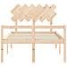 Letto per Anziani con Testiera Double in Legno Massello - Foto miniatura 9