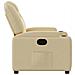 Poltrona Reclinabile In Tessuto Crema - Foto miniatura 5