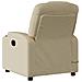 Poltrona Reclinabile In Tessuto Crema - Foto miniatura 6