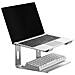 NBS-D1-01 supporto per laptop Supporto per computer portatile Alluminio, Argento 39,6 cm (15.6") - Foto miniatura 7
