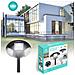 Trade Shop - Luce Lampione Faro Giardino Stradale Crepuscolare Pannello Solare 500 W Led-8447 - Foto miniatura 1