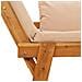 Panca Da Giardino Con Cuscini 2-in-1 In Legno Di Acacia - Foto miniatura 7
