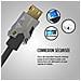 Cavo Hdmi M1000 Uhd 4k Hdr 22.5 Gbit /s 1,5m, Argento - Foto miniatura 3