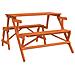 Tavolo Da Picnic Con Panche In Legno Abete 2-in-1 Convertibile - Foto miniatura 2
