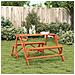 Tavolo Da Picnic Con Panche In Legno Abete 2-in-1 Convertibile - Foto miniatura 3