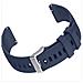 Cinturino Per Orologio In Silicone Con Motivo A Griglia Per Samsung Watch 4 Darkblue Xl - Foto miniatura 4