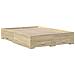 Giroletto Cassetti Rovere Sonoma 135x190 Cm Legno Multistrato - Foto miniatura 8