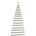 Albero Di Natale Da Parete Con Stella 100x210 Cm Ramo Naturale - Foto miniatura 2