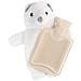 Borsa Dell'acqua Calda In Peluche Rimovibile Da 750 Ml Teddy Bear, Bianco - Foto miniatura 1