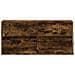 Mobile TV a Parete con Luci LED Rovere Fumo 100x31x45 cm - Foto miniatura 3