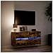 Mobile TV a Parete con Luci LED Rovere Fumo 100x31x45 cm - Foto miniatura 4