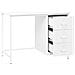 Lusso Casadino -  Scrivania Industriale Con Cassetti Bianca 105x52x75 Cm Acciaio - Foto miniatura 3