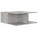 Tavolino Da Salotto Grigio Cemento 80x80x31cm Legno Multistrato - Foto miniatura 5