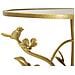 Tavolino Mf804 - Oro - Metallo - 38x38x60 Cm - Foto miniatura 3
