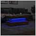 Tavolino da Salotto con Luci LED Rovere Artigianale 90x50x40 cm - Foto miniatura 5