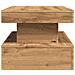 Tavolino da Salotto con Luci LED Rovere Artigianale 90x50x40 cm - Foto miniatura 8