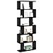 Mobile per Libri Rovere Nero 70x24x193.5 cm Legno Ingegnerizzato - Foto miniatura 3