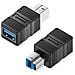 Adattatore Usb 3.0 Da B Maschio (m) A A Femmina (usb-f) - Confezione Da 2 - Foto miniatura 3