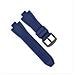 Cinturino In Silicone Compatibile Con Michael Kors Mk8184 8729 9020 Con Attacco Convesso Darkblue - Foto miniatura 2