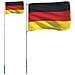 Asta e Bandiera Germania 5,55 m Alluminio - Foto miniatura 1