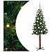 Albero di Natale snodato con 150 LED con supporto Verde 150 cm - Foto miniatura 1