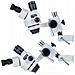 Mikroscopio Stereoscopico Trinoculare Jupiter Pro Msjp-t-sdms1 Con Illuminatore 56xled - Alta Qualità Ottica, Zoom 7x-45x, Uso Professionale - Foto miniatura 3