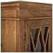 Vetrina In Legno E Vetro Rifinita Artigianalmente Con 2 Ante Marrone 90x40x183 - Foto miniatura 6