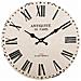Orologio Da Parete In Legno Bianco D34x2h - Foto miniatura 1