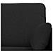 Divano 2 pcs Nero 198 x 78 x 80 cm Tessuto - Foto miniatura 6