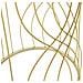 Set Di Tavolini Vkh545-oro-metallo-38x38x55 Cm - Foto miniatura 3