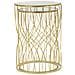 Set Di Tavolini Vkh545-oro-metallo-38x38x55 Cm - Foto miniatura 4