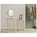 Set Di Tavolini Vkh545-oro-metallo-38x38x55 Cm - Foto miniatura 5