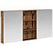Set di Armadi da Bagno con lo scaffale 3 pcs 140 x 14,5 x 70 cm - Foto miniatura 1