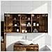 Set di Armadi da Bagno con lo scaffale 3 pcs 140 x 14,5 x 70 cm - Foto miniatura 2